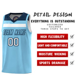 Fans-Made | Custom White Red Black-Light Blue Double Side Sets Basketball Uniform-Arizona Driven ¡§C Available for Reorder