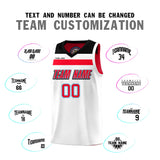 Fans-Made | Custom White Red Black-Light Blue Double Side Sets Basketball Uniform-Arizona Driven ¡§C Available for Reorder