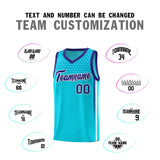 Custom Powder Blue Personalized Honeycomb Pattern Sports Uniform Basketball Jersey