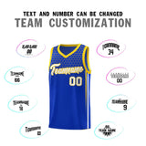 Custom Royal Personalized Honeycomb Pattern Sports Uniform Basketball Jersey