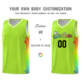 Custom Green Denver Nuggets Rainbow Side Sports Uniform Basketball Jersey