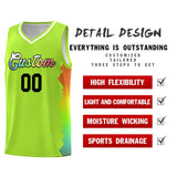 Custom Green Denver Nuggets Rainbow Side Sports Uniform Basketball Jersey