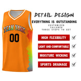 Custom Texas Orange Denver Nuggets Rainbow Side Sports Uniform Basketball Jersey
