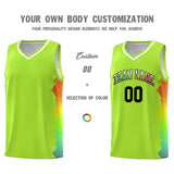 Custom Green Denver Nuggets Rainbow Side Sports Uniform Basketball Jersey