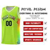 Custom Green Denver Nuggets Rainbow Side Sports Uniform Basketball Jersey