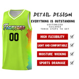 Custom Green Denver Nuggets Rainbow Side Sports Uniform Basketball Jersey