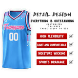 Custom Personalized Square Grid Graffiti Pattern Fashion Sports Uniform Basketball Jersey For Youth