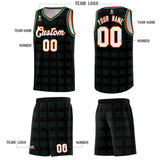 Custom Black Bright Green Trailblazer Dot Pattern Sports Uniform Basketball Jersey