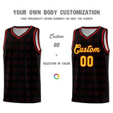 Custom Black Red Trailblazer Dot Pattern Sports Uniform Basketball Jersey