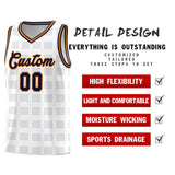 Custom Red Navy Trailblazer Dot Pattern Sports Uniform Basketball Jersey