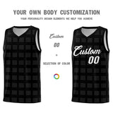 Custom Black White Trailblazer Dot Pattern Sports Uniform Basketball Jersey