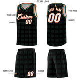 Custom Black Bright Green Trailblazer Dot Pattern Sports Uniform Basketball Jersey
