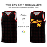 Custom Black Red Trailblazer Dot Pattern Sports Uniform Basketball Jersey