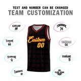 Custom Black Red Trailblazer Dot Pattern Sports Uniform Basketball Jersey