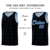 Custom Black Royal Trailblazer Dot Pattern Sports Uniform Basketball Jersey