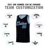 Custom Black Royal Trailblazer Dot Pattern Sports Uniform Basketball Jersey