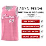 Custom Light Pink Pink Trailblazer Dot Pattern Sports Uniform Basketball Jersey