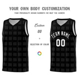 Custom Black White Trailblazer Dot Pattern Sports Uniform Basketball Jersey