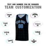 Custom Black Royal Trailblazer Dot Pattern Sports Uniform Basketball Jersey
