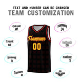 Custom Black Red Trailblazer Dot Pattern Sports Uniform Basketball Jersey