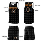 Custom Black White Trailblazer Dot Pattern Sports Uniform Basketball Jersey