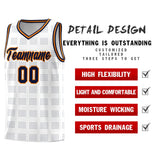 Custom Red Navy Trailblazer Dot Pattern Sports Uniform Basketball Jersey