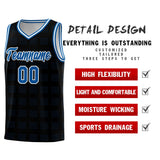 Custom Black Royal Trailblazer Dot Pattern Sports Uniform Basketball Jersey