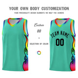 Custom Bright Green Side Flame Pattern Fashion Sports Uniform Basketball Jersey