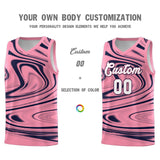 Custom Bright Green Navy Graffiti Pattern Fluids Style Sports Uniform Basketball Jersey Sets