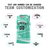 Custom Bright Green White Graffiti Pattern Fluids Style Sports Uniform Basketball Jersey Sets