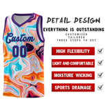 Custom Purple Fluid Painting Pattern Sports Uniform Basketball Jersey