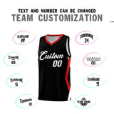 Custom Black Side Rhombus Graffiti Pattern Sets Basketball Jersey
