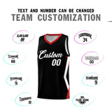 Custom Black Side Rhombus Graffiti Pattern Sets Basketball Jersey