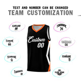 Custom Black Side Rhombus Graffiti Pattern Sets Basketball Jersey