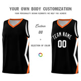 Custom Black Side Rhombus Graffiti Pattern Sets Basketball Jersey