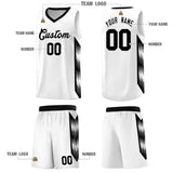 Custom White Mosaic Gradient Fashion Sports Uniform Basketball Jersey