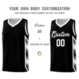 Custom White Mosaic Gradient Fashion Sports Uniform Basketball Jersey