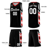 Custom Black Mosaic Gradient Fashion Sports Uniform Basketball Jersey
