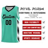 Custom Bright Green Mosaic Gradient Fashion Sports Uniform Basketball Jersey