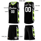 Custom Black Mosaic Gradient Fashion Sports Uniform Basketball Jersey
