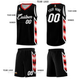 Custom Black Mosaic Gradient Fashion Sports Uniform Basketball Jersey