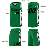 Custom Kelly Green Mosaic Gradient Fashion Sports Uniform Basketball Jersey