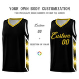 Custom Black Mosaic Gradient Fashion Sports Uniform Basketball Jersey