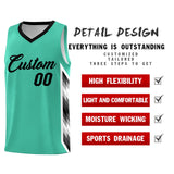 Custom Bright Green Mosaic Gradient Fashion Sports Uniform Basketball Jersey