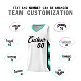 Custom White Mosaic Gradient Fashion Sports Uniform Basketball Jersey