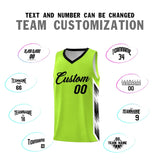 Custom Neon Green Mosaic Gradient Fashion Sports Uniform Basketball Jersey