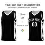 Custom White Mosaic Gradient Fashion Sports Uniform Basketball Jersey