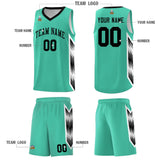 Custom Bright Green Mosaic Gradient Fashion Sports Uniform Basketball Jersey