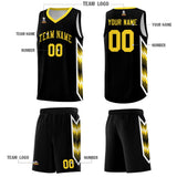 Custom Black Mosaic Gradient Fashion Sports Uniform Basketball Jersey