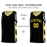 Custom Black Mosaic Gradient Fashion Sports Uniform Basketball Jersey